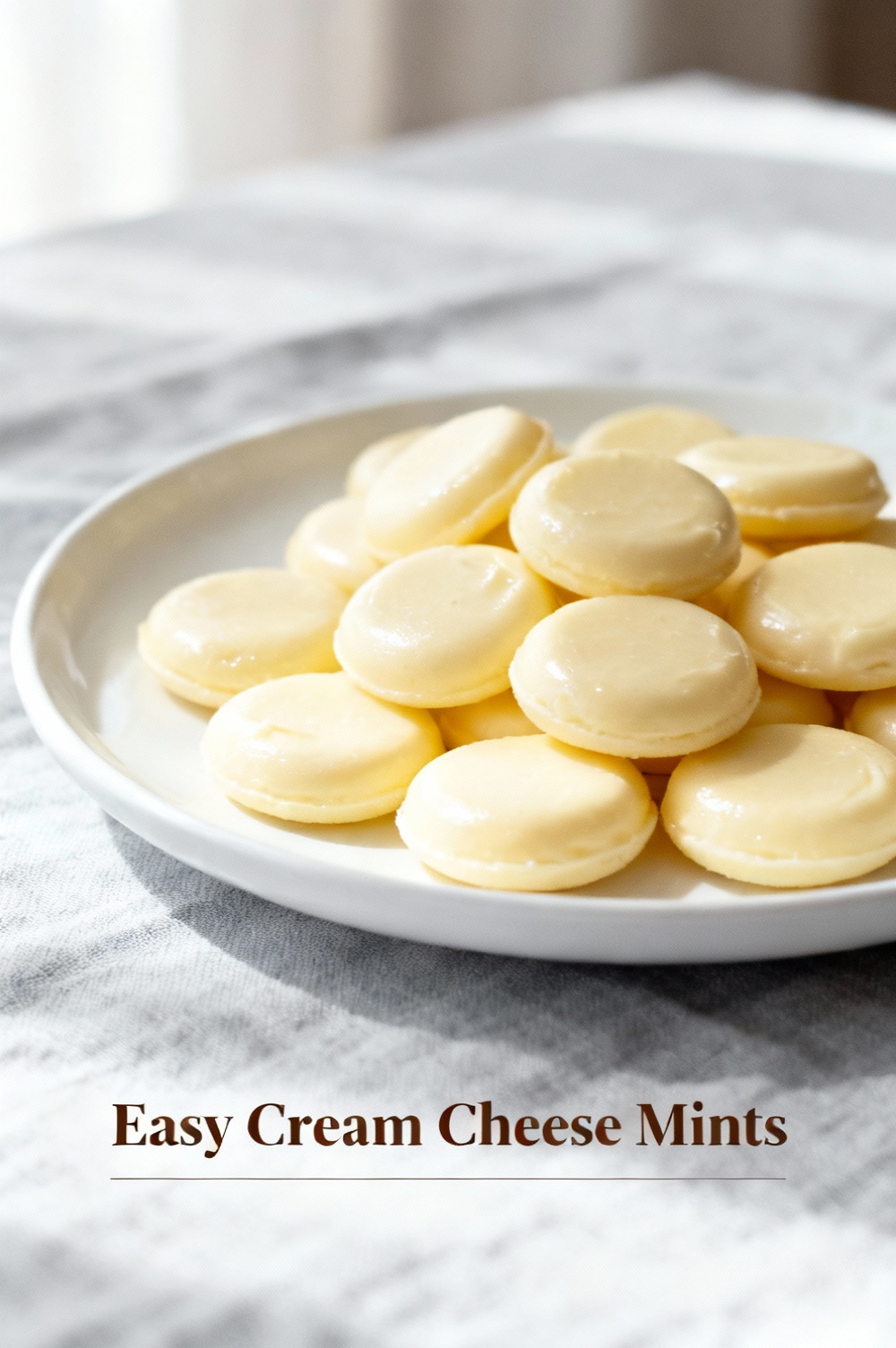 Easy Cream Cheese Mints