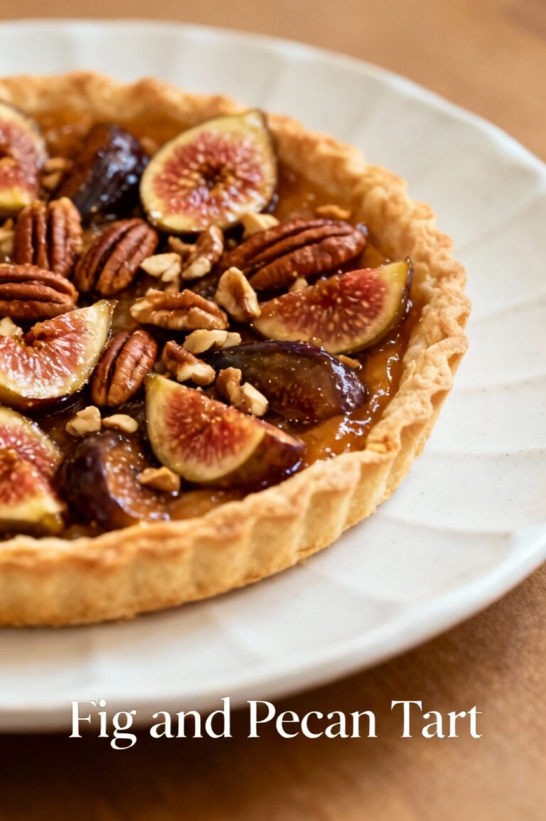 Fig and Pecan Tart