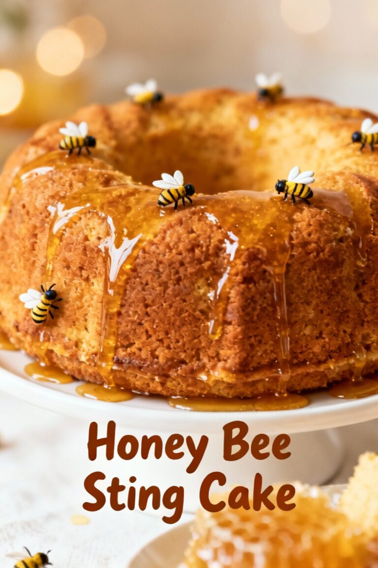 Honey Bee Sting Cake