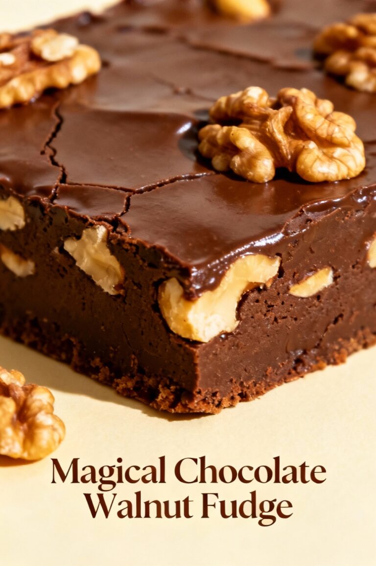 Magical Chocolate Walnut Fudge
