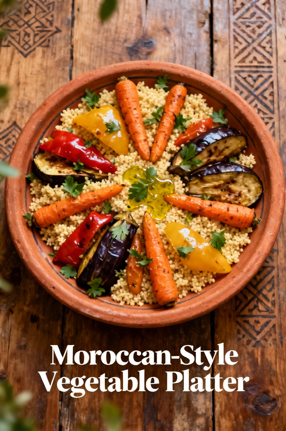 Moroccan-Style Vegetable Platter