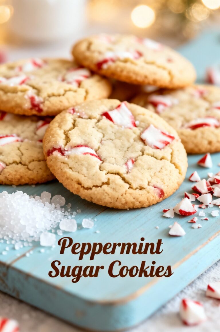 Peppermint Sugar Cookies