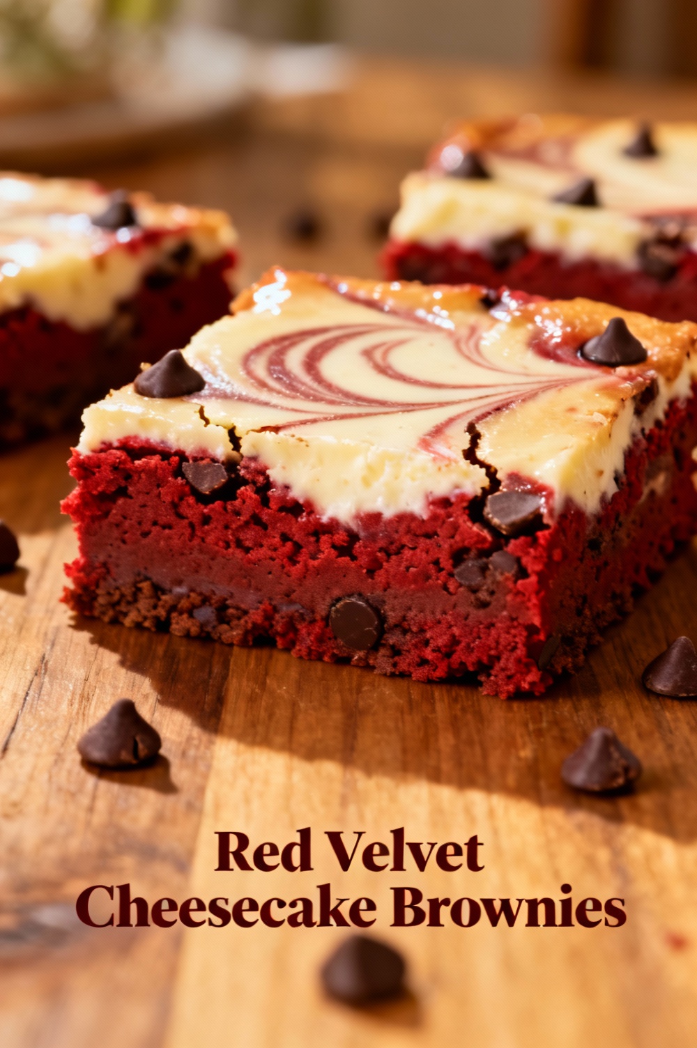 Red Velvet Cheesecake Brownies