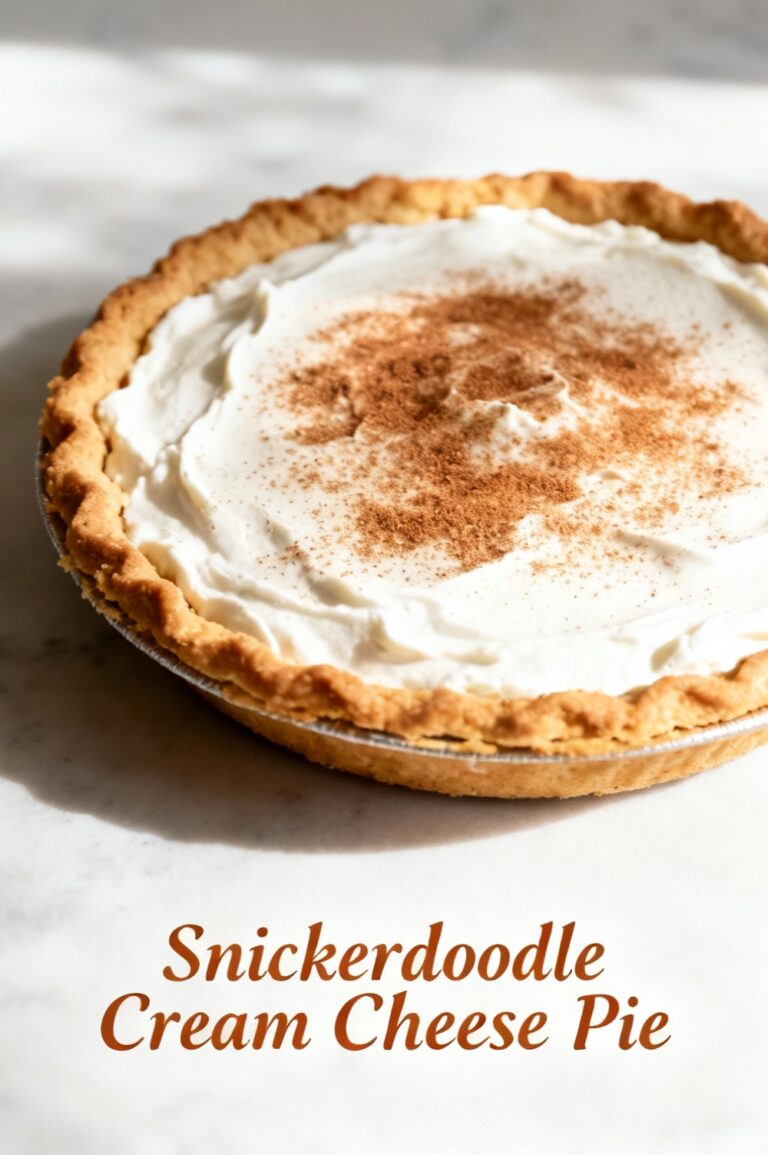 Snickerdoodle Cream Cheese Pie