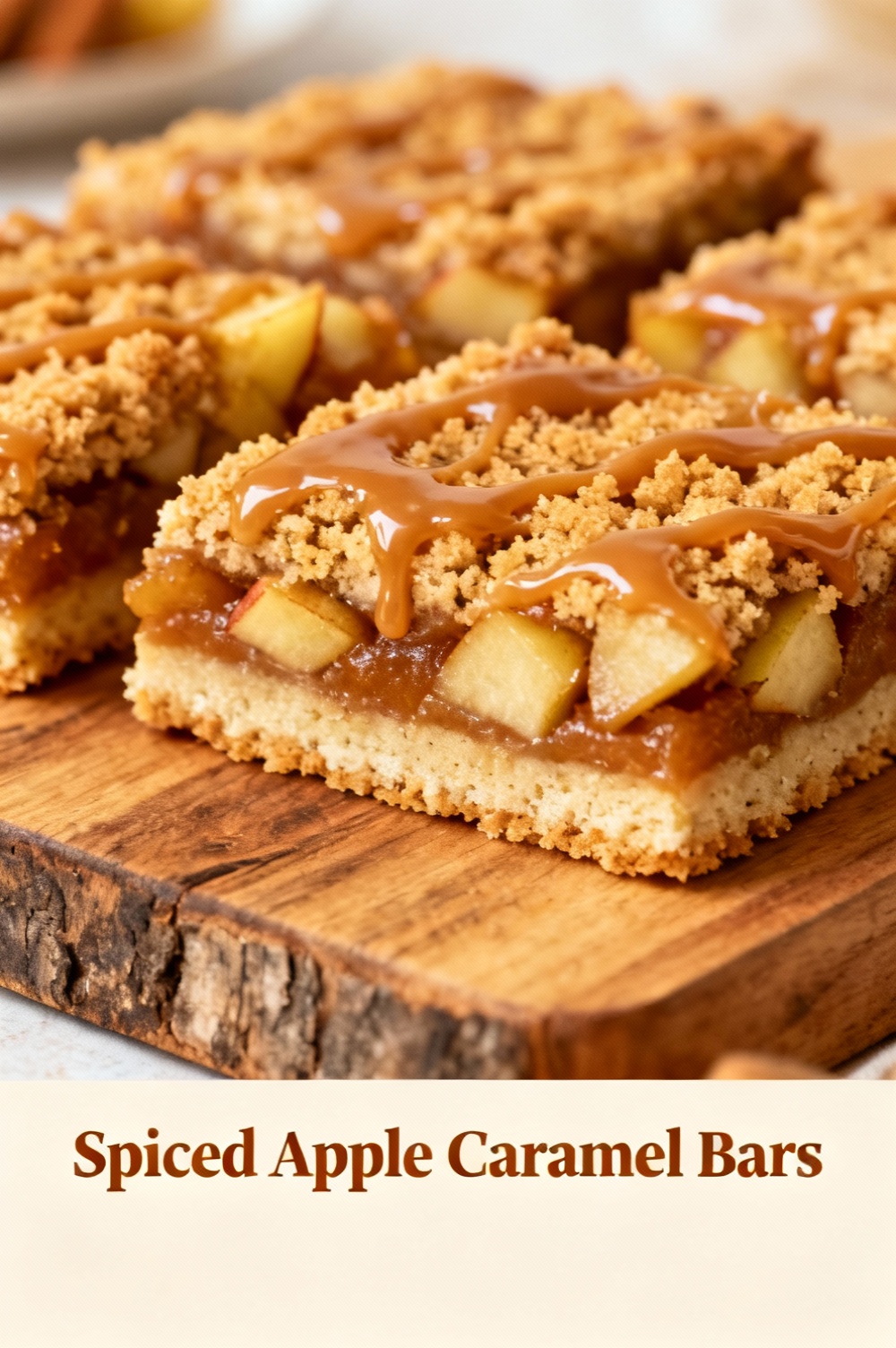 Spiced Apple Caramel Bars