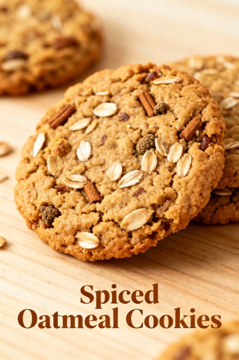 Spiced Oatmeal Cookies