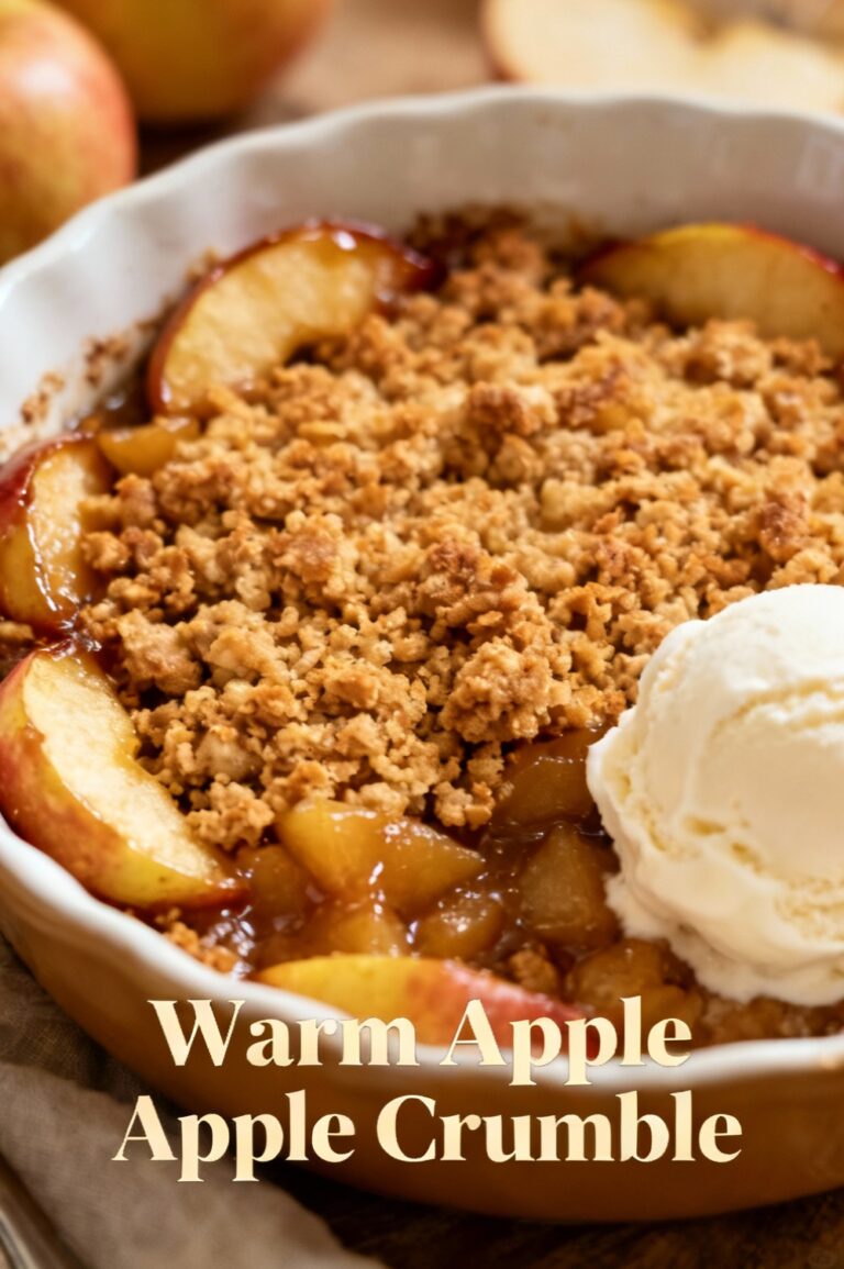 Warm Apple Crumble