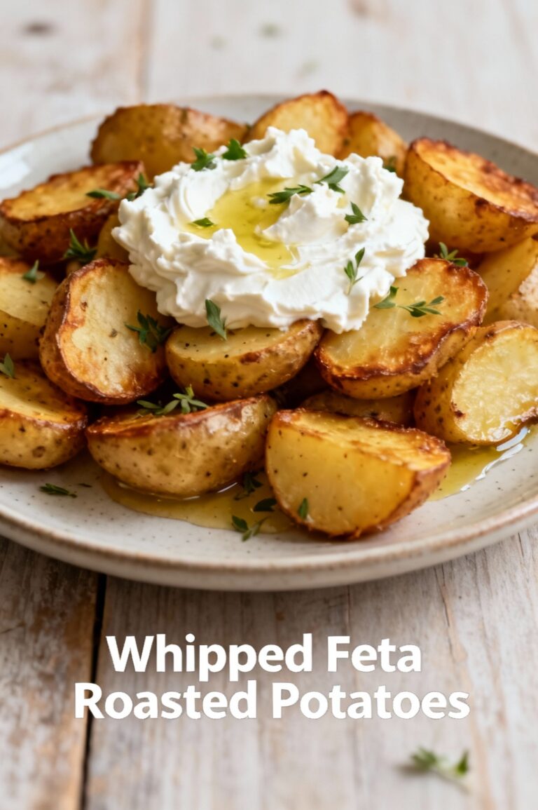 Whipped Feta Roasted Potatoes