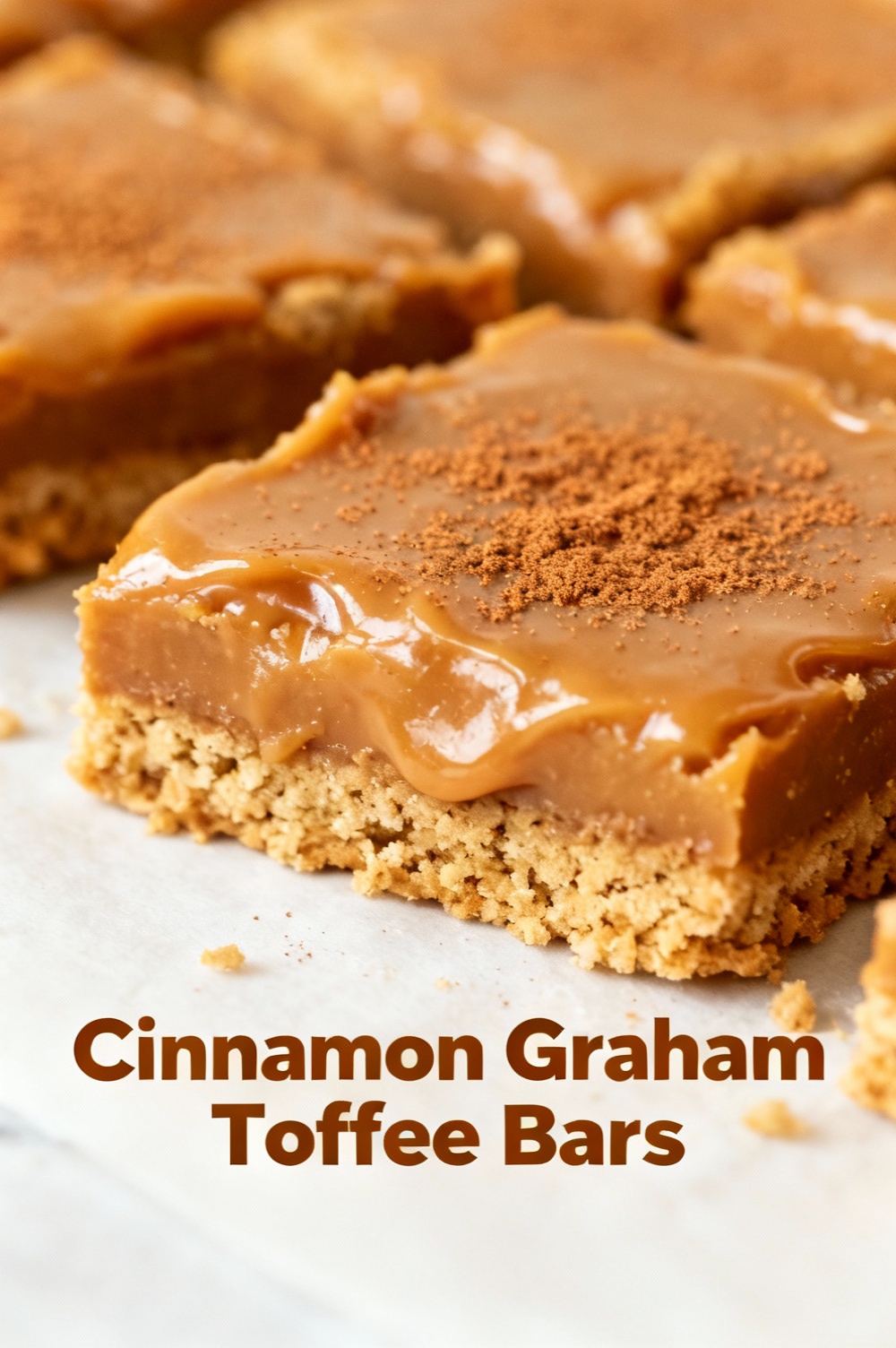 Cinnamon Graham Toffee Bars