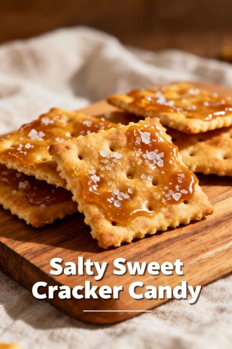 Salty Sweet Cracker Candy