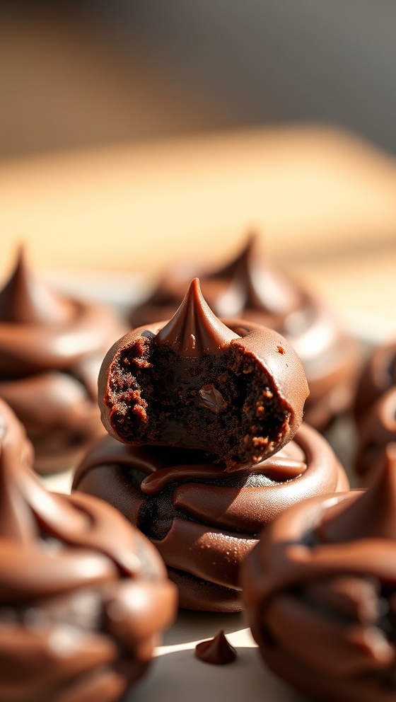 Chocolate Ganache Cookie Bites