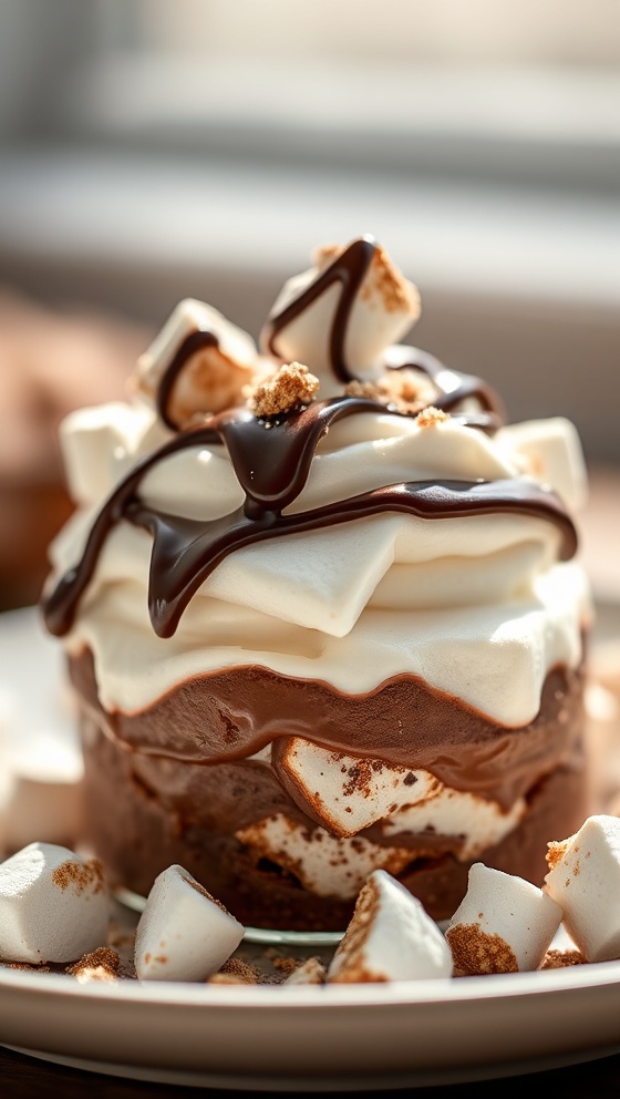 Chocolate Marshmallow Dip Delight