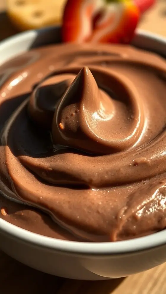 Silky Cocoa Cream Dip
