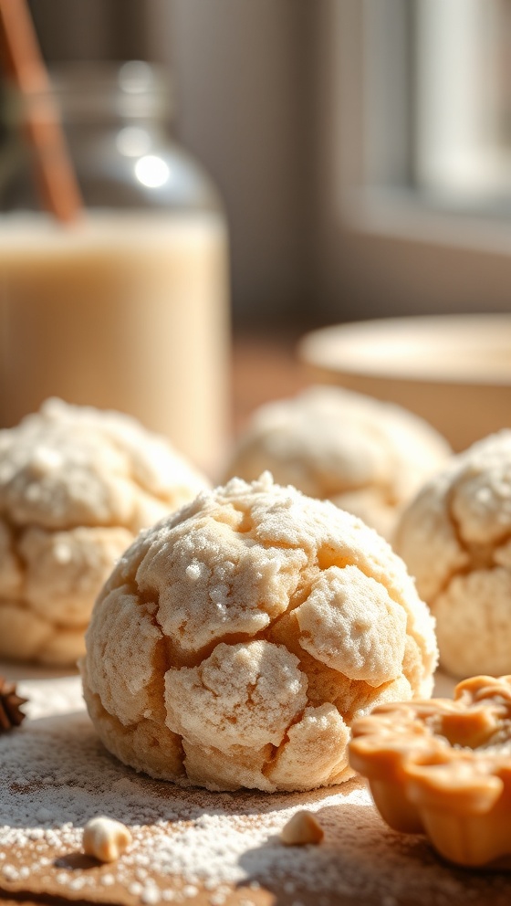 Easy Chai Spiced Snowball Cookies