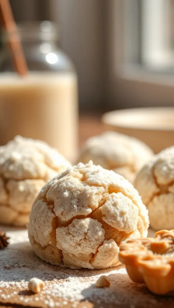 Easy Chai Spiced Snowball Cookies