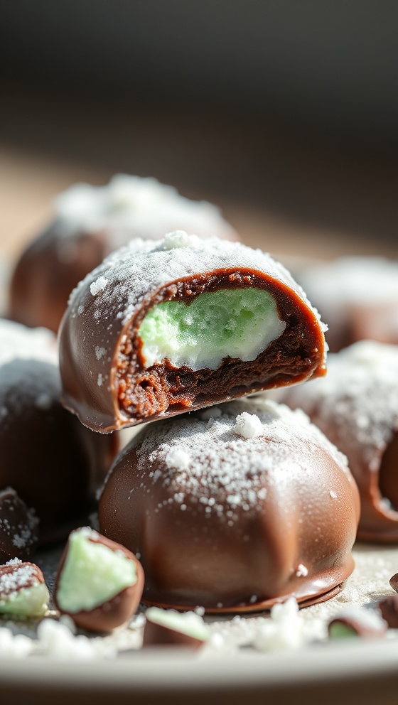 Frosty Mint Chocolate Drops