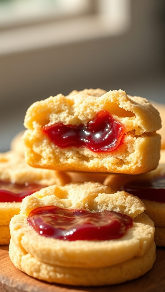 Jam-Filled Shortbread Bites
