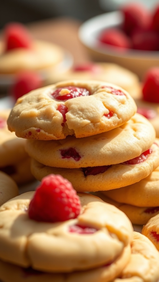 Lemon Raspberry Cookies