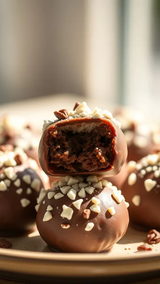 PB Chocolate Blossom Bites