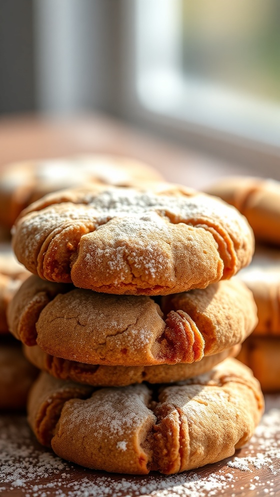 Spiced Chai Powdered Cookies
