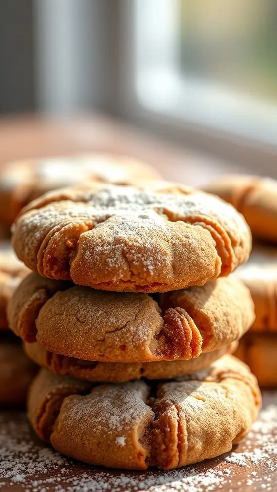 Spiced Chai Powdered Cookies