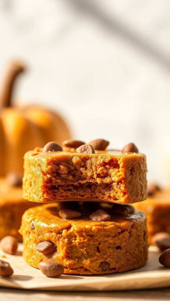 Spiced PB Pumpkin Treats