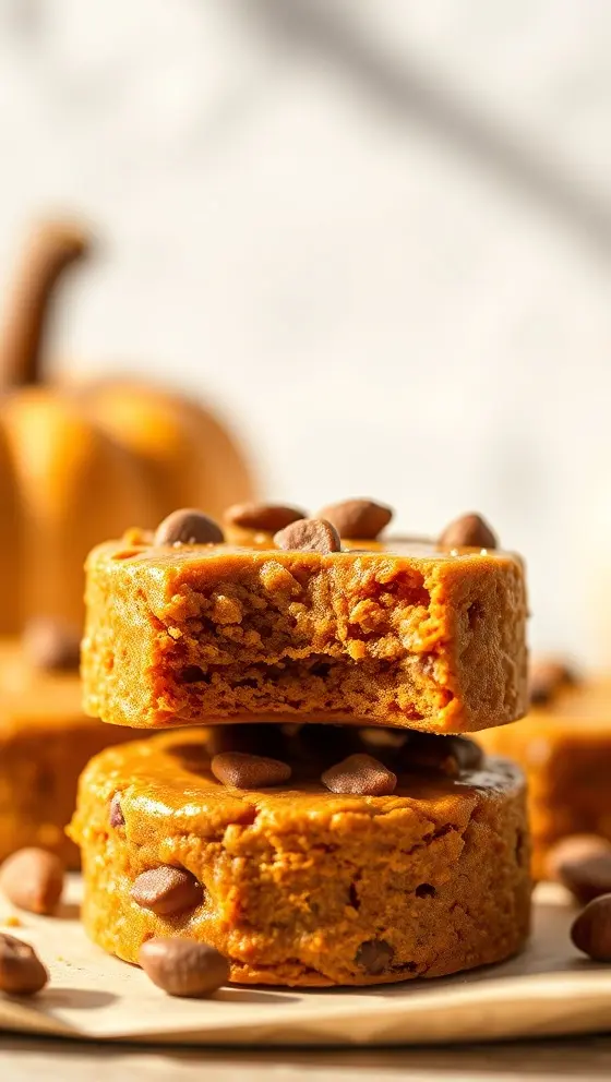 Spiced PB Pumpkin Treats