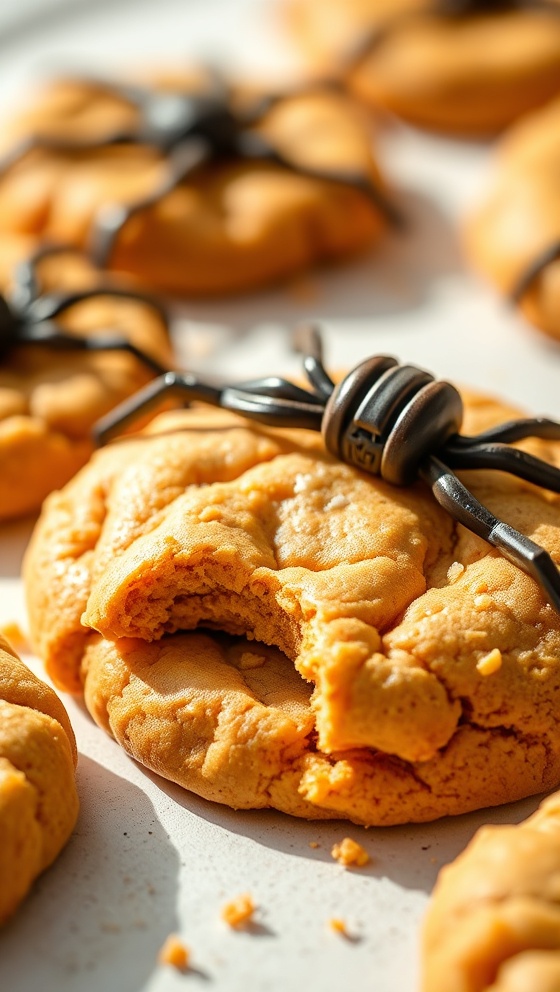Spider Peanut Butter Cookies