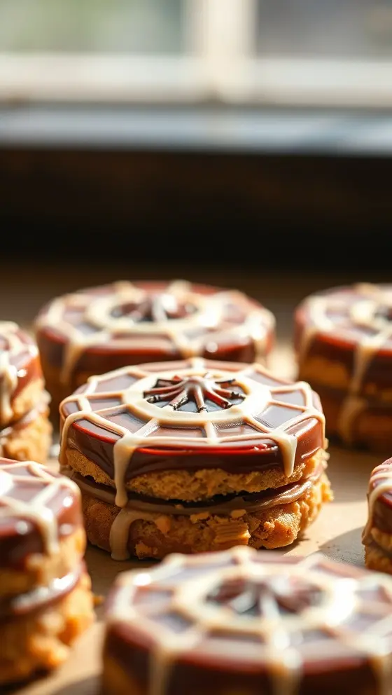 Spiderweb Peanut Butter Treats