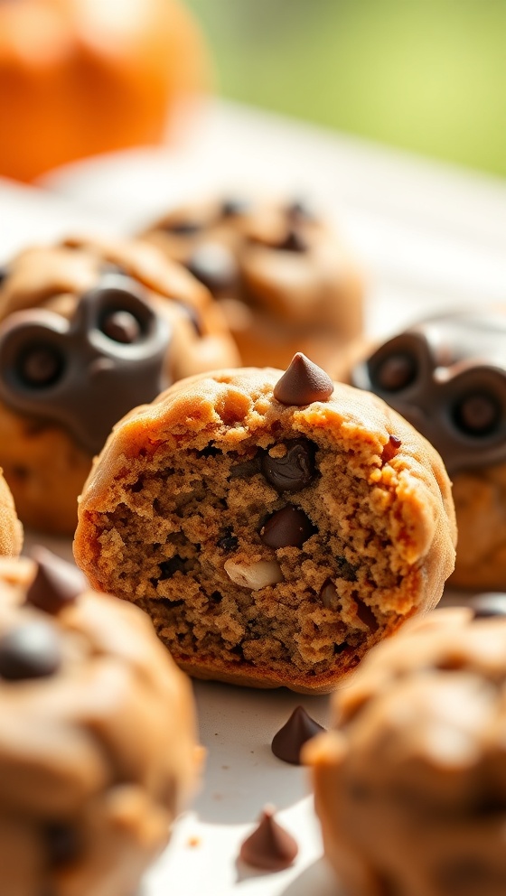 Spooky PB Cookie Bites