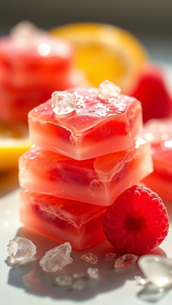 Tangy Lemon Raspberry Drops