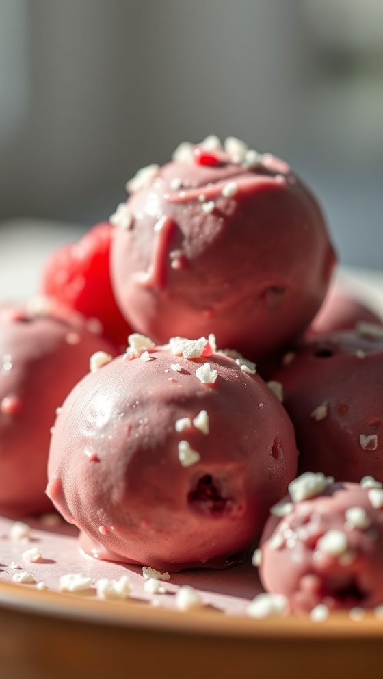 Blue Raspberry Fudge Balls