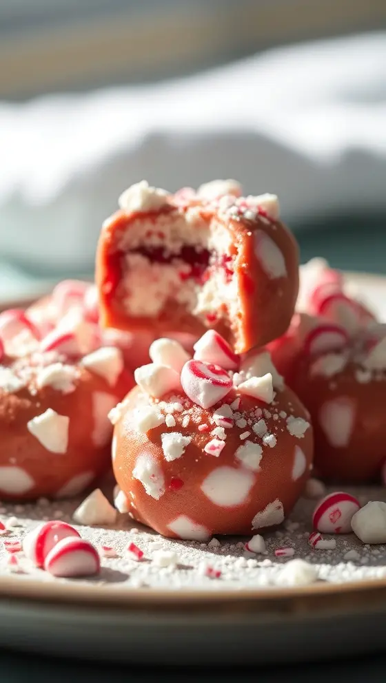 Cool Peppermint Candy Bites
