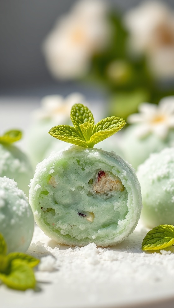 Frosty Mint Blossom Bites