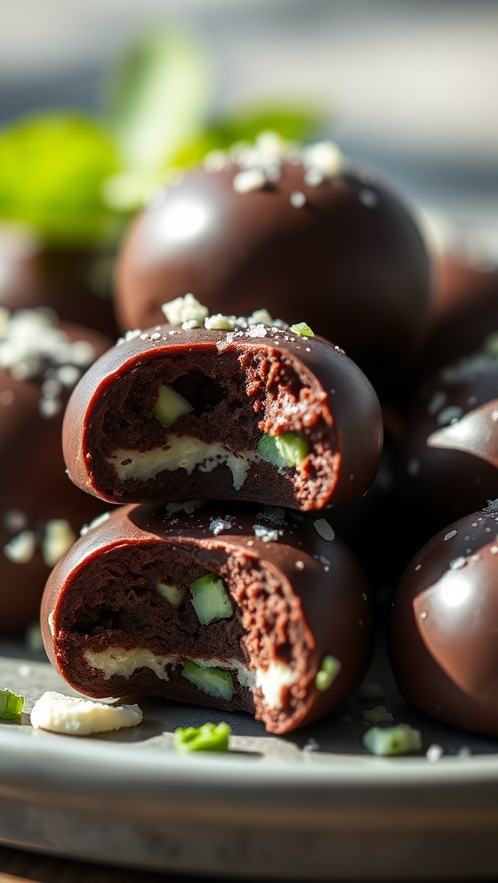 Homemade Mint Chocolate Rounds
