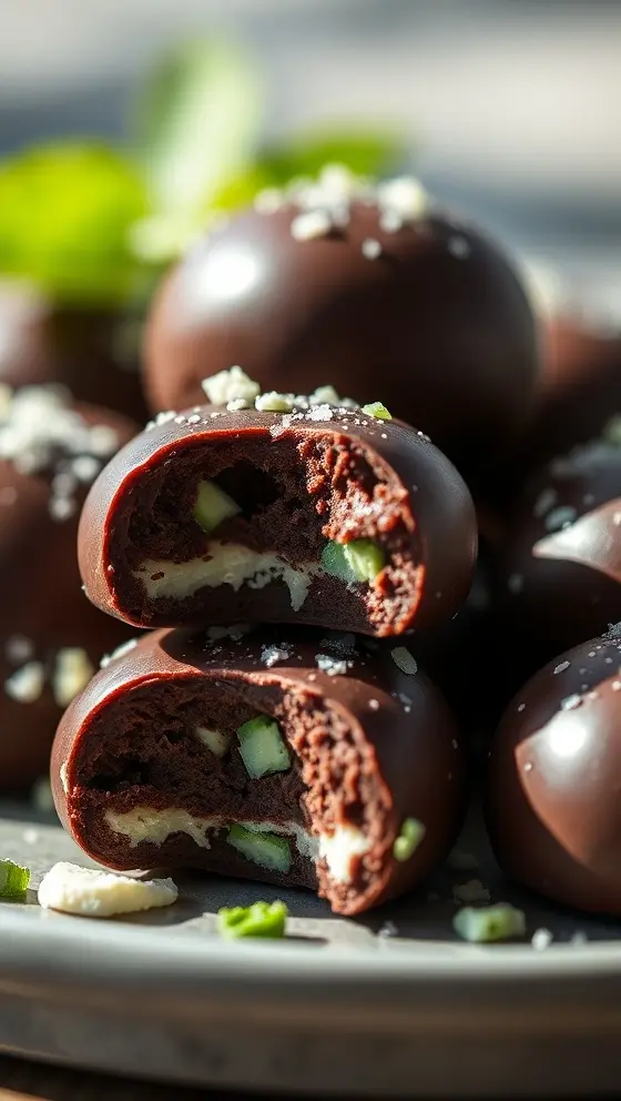 Homemade Mint Chocolate Rounds