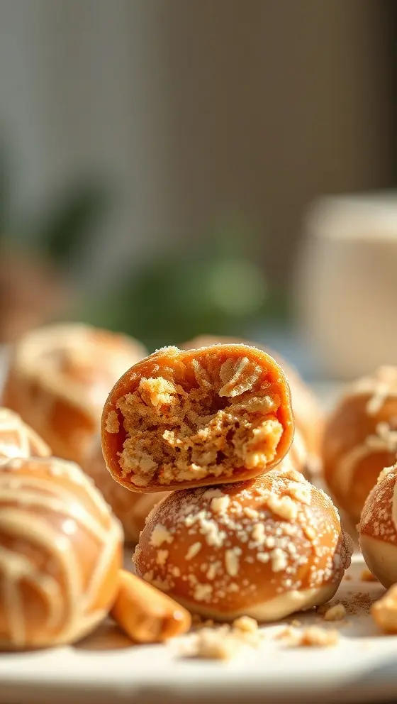 Nutmeg Eggnog Truffle Bites